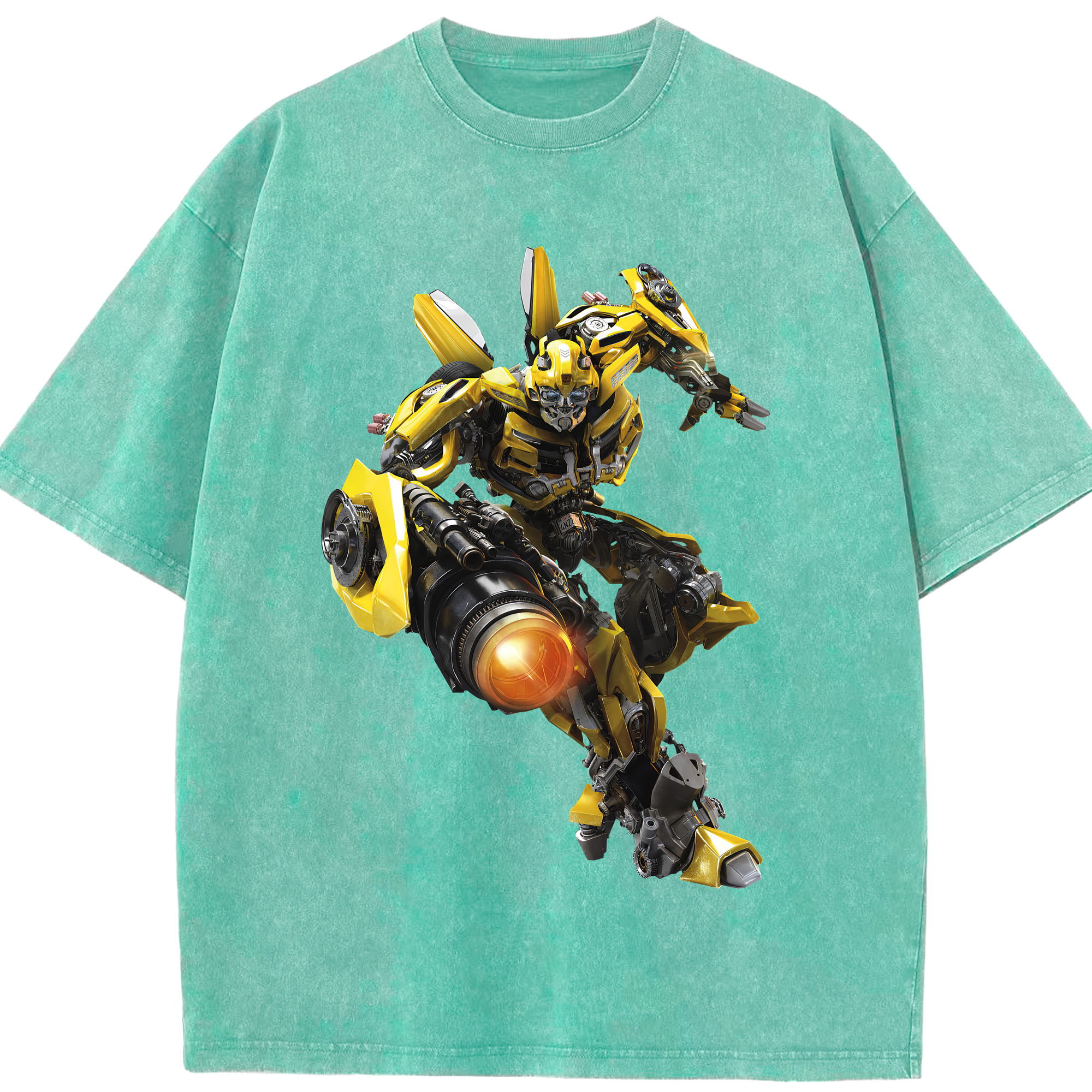 （画像用） Transformers トランスフォーマー 綿100% ヴィンテージ風 半袖Tシャツ（フロントプリント）